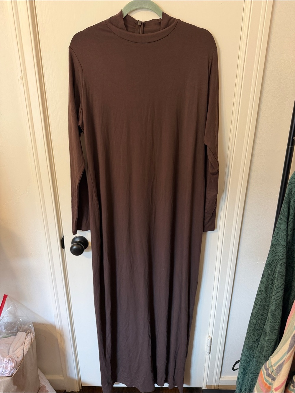 NWT Skims 4X Smooth Layers Turtleneck Long Dress in “Espresso” - Picture 2 of 3